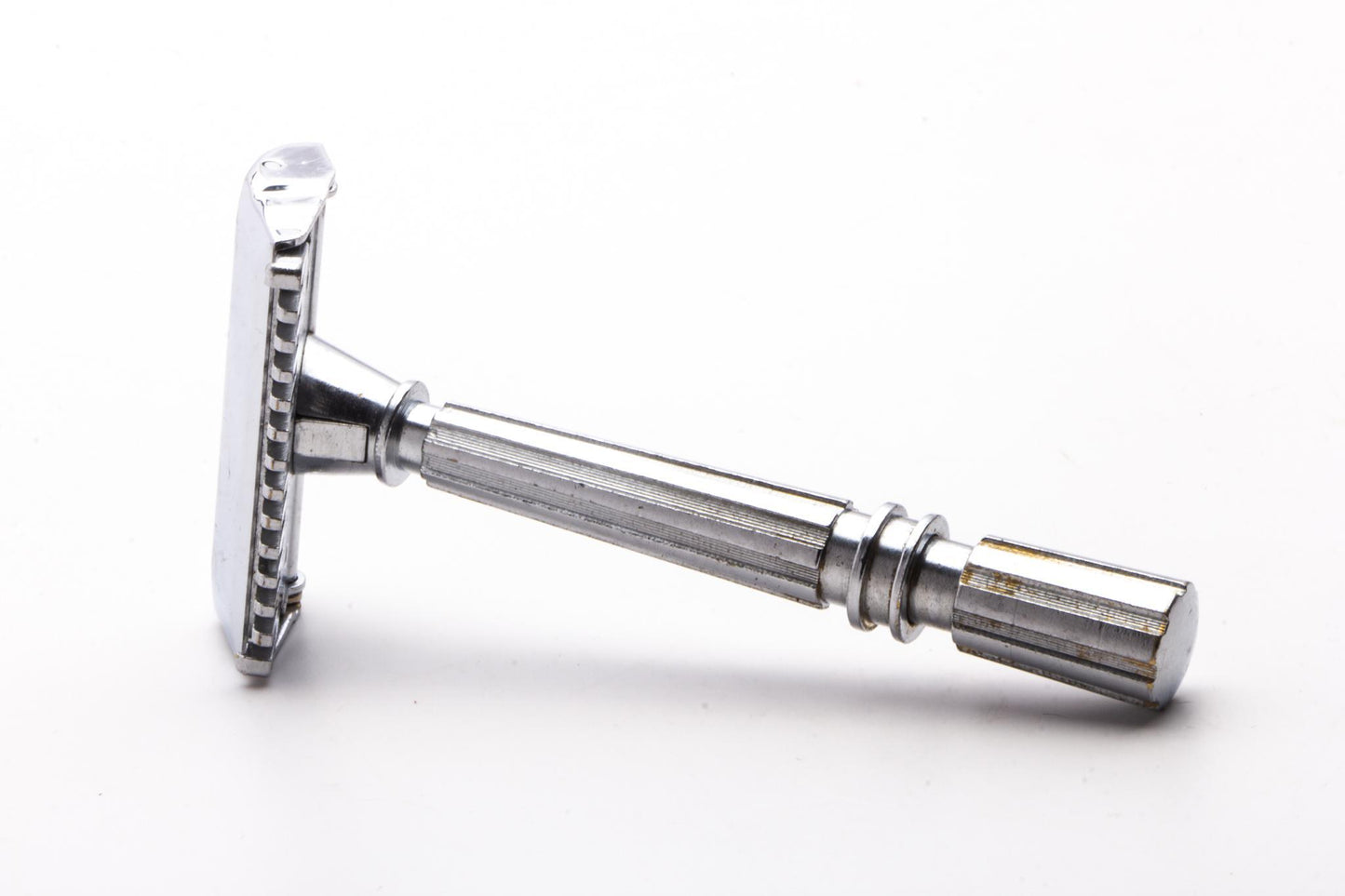 1940's Gem Micromatic Single Edge Razor in Art Deco Green Case | Original Condition