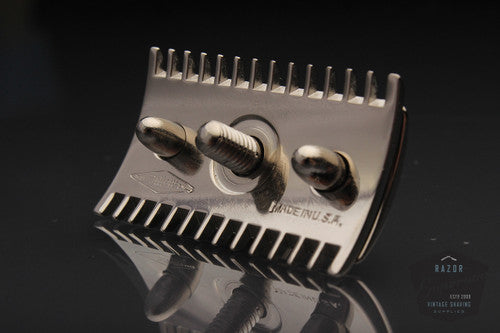 Gillette 1910s Cap & Guard * Nickel REVAMPED
