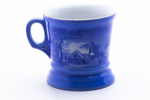 Farmer's Home in Winter Currier & Ives Shave Mug