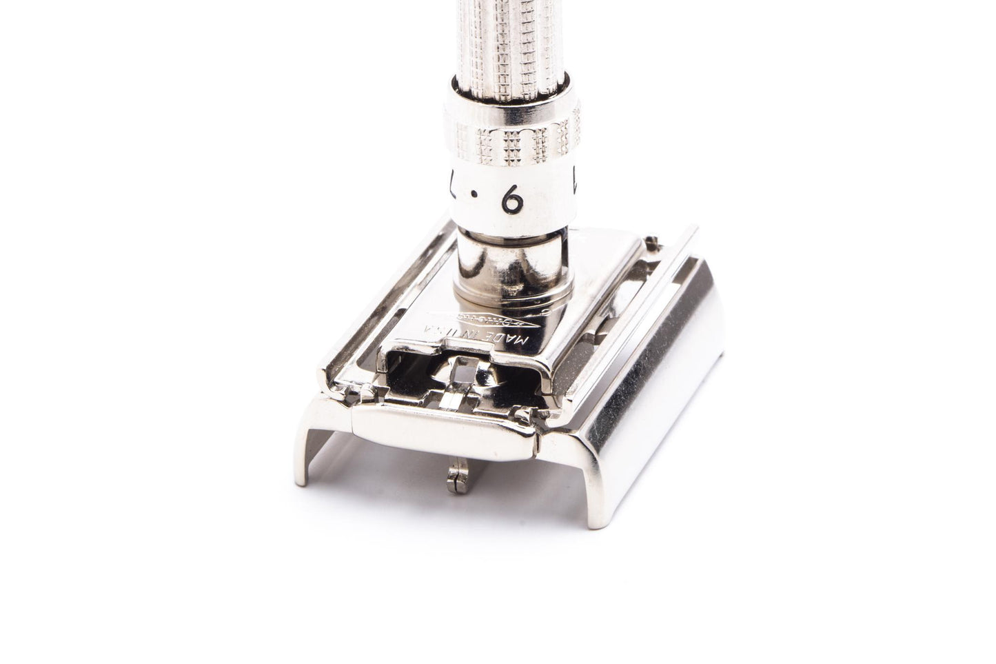 1961 G3 Gillette Slim Adjustable Double Edge Safety Razor | Factory Nickel Revamp