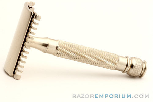 1930s Gillette NEW Long Comb DE Razor w/ Replica Handle | Made in Canada | Nickel Revamp
