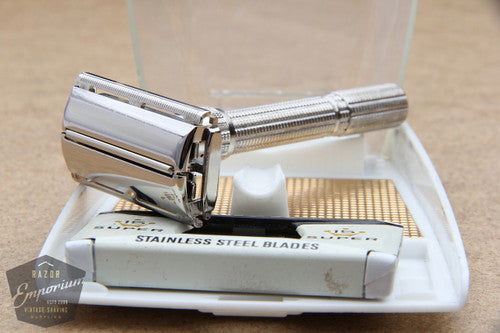 Gillette 1962 Slim Adjustable Safety Razor H2 - Excellent