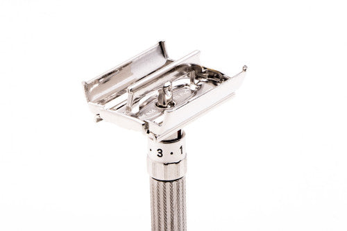 1960 F3 Gillette Fatboy Adjustable Double Edge Safety Razor | Rhodium Revamp