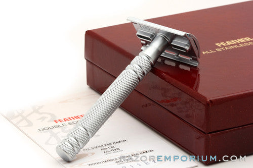 Feather All Stainless Steel Double Edge Safety Razor | AS-D2