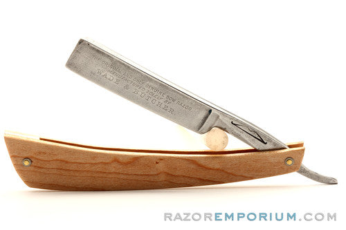 5/8" Wade & Butcher "Bow Razor" Straight Razor w/ Cocobello Wood | Sheffield. England