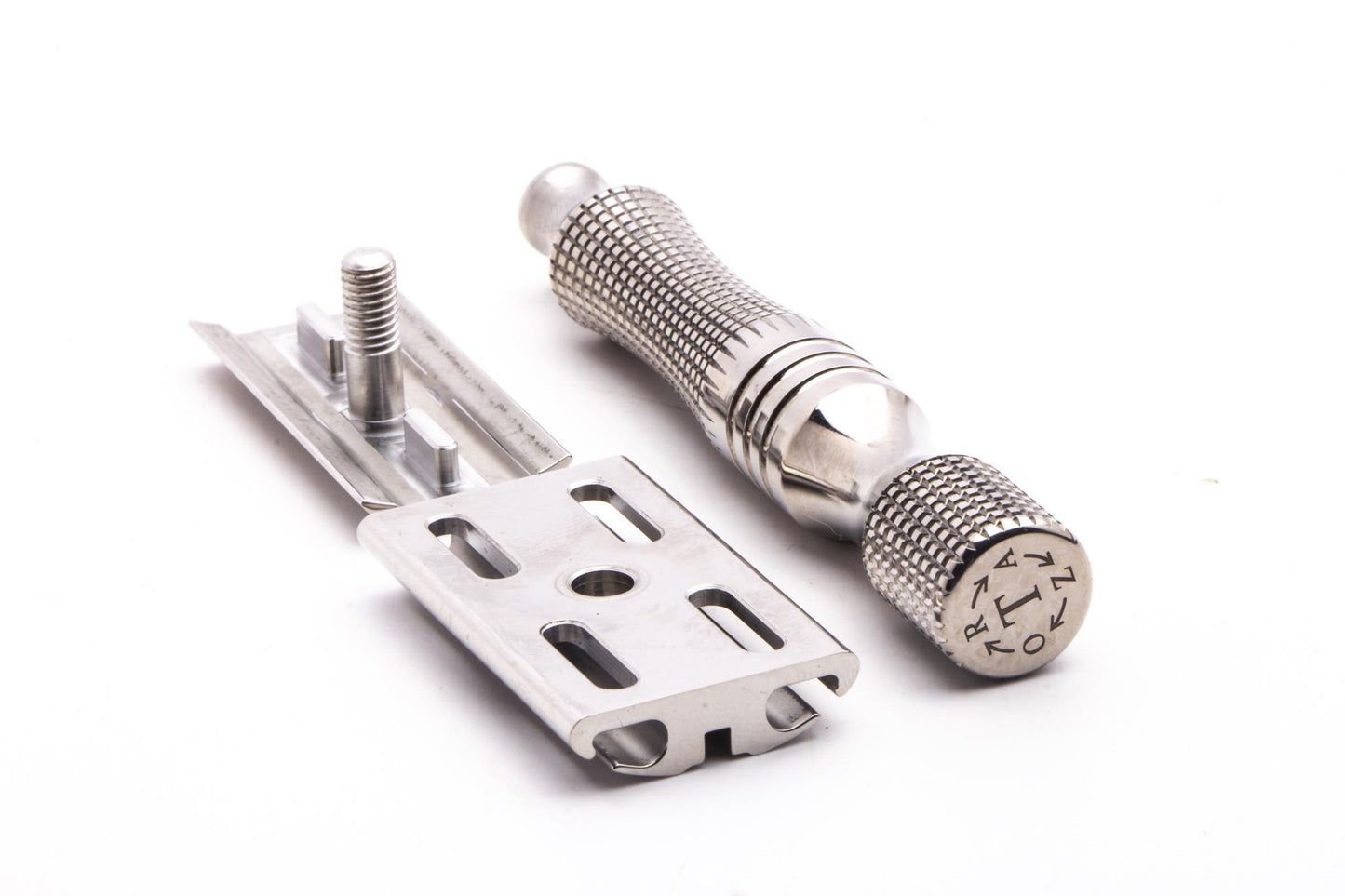 Timeless Razor | Titanium .68mm Baseplate with Crown Design Handle | Pre-Owned
