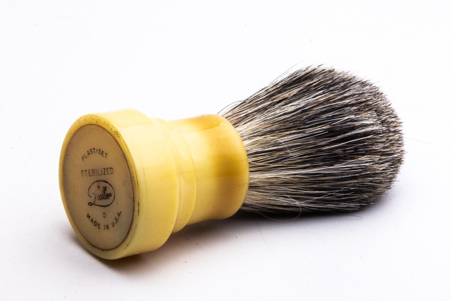 Fuller Pure Badger Shave Brush Set in Rubber | Vintage Restored