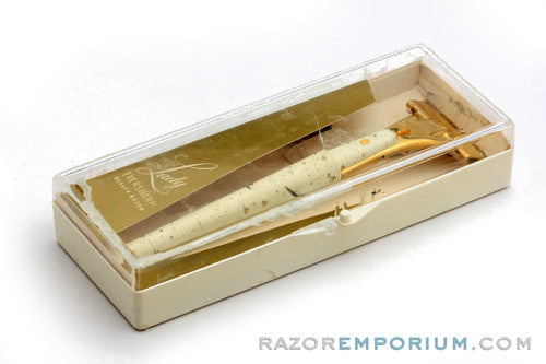 1960s Schick Lady Eversharp Injector Safety Razor Set