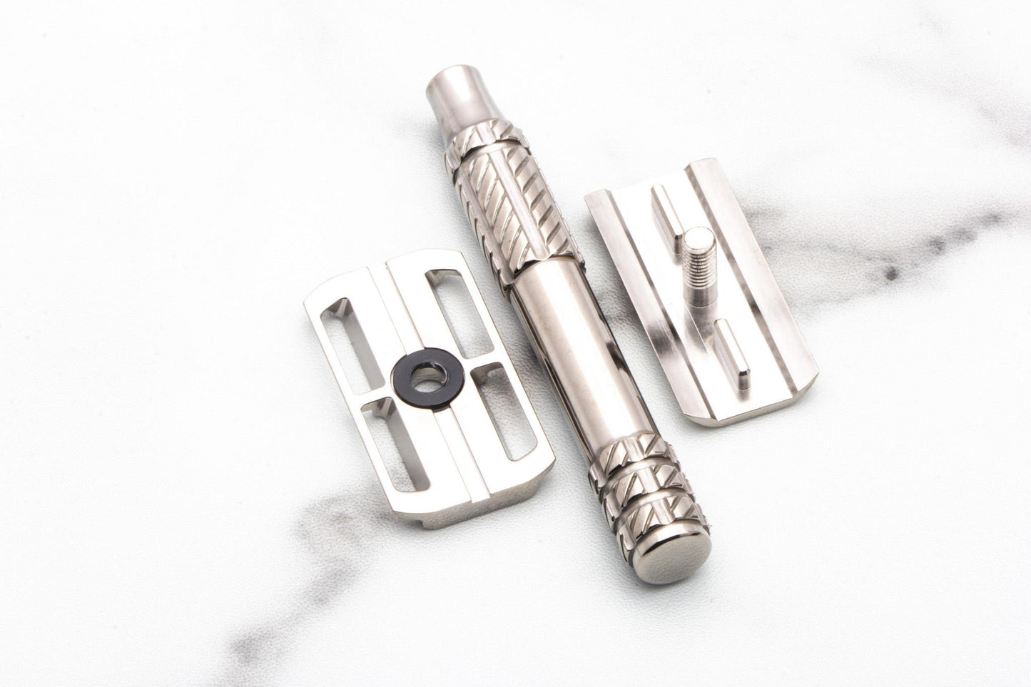 Aylsworth Razors | The APEX-Ti Polished Plus Double Edge Safety Razor