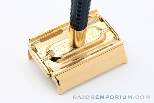 1960s Schick Krona TTO Gold Double Edge Razor