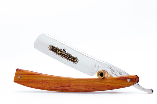 6/8" Ertan Süer Rasoir Sabre Campiono Carbon Straight Razor | Rosewood Scales
