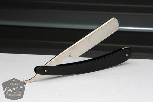 6/8" Geneva Cutlery Hollow Ground | USA w/ Black Scales
