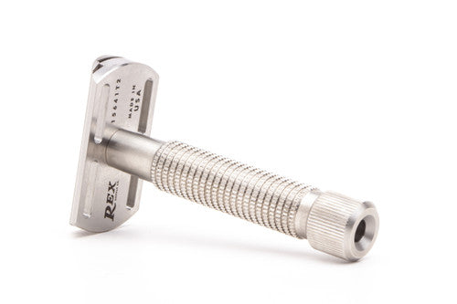 Rex Supply Co. | Envoy Three Piece Stainless Steel Double Edge Safety Razor