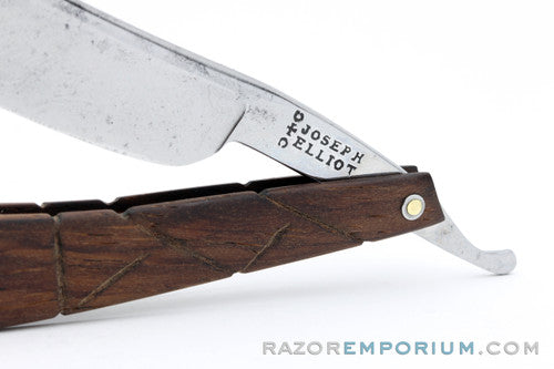 13/16" Joseph Elliot "Fine India Steel" Wedge Barbers Notch | England