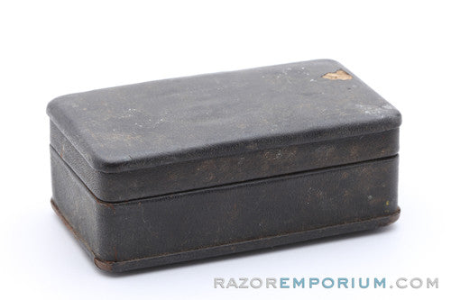 1928 Gillette New Standard Safety Razor with Case - Factory Nickel