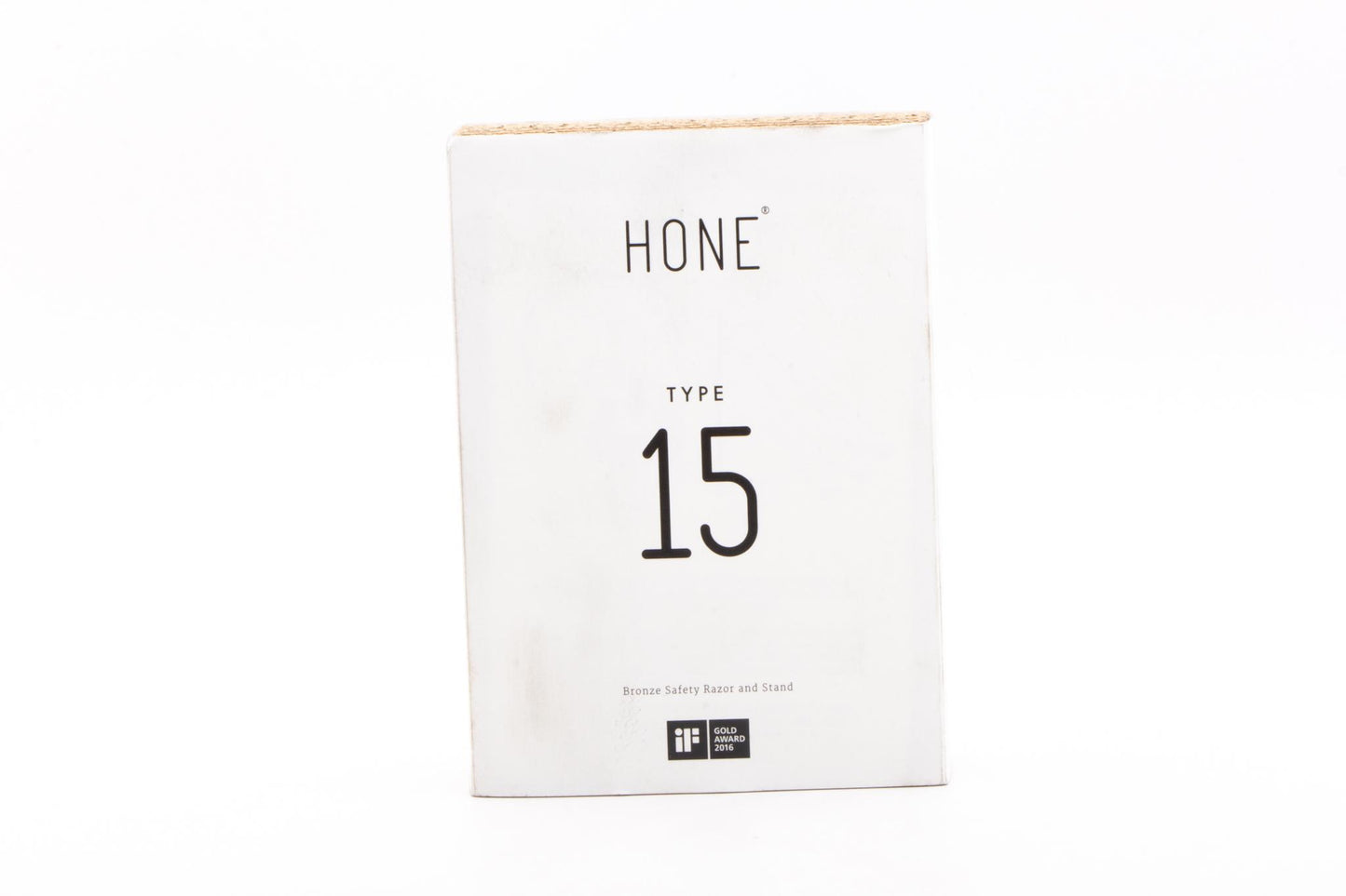 Hone Type 15 Stainless Steel Double Edge Safety Razor | Rhodium Revamp
