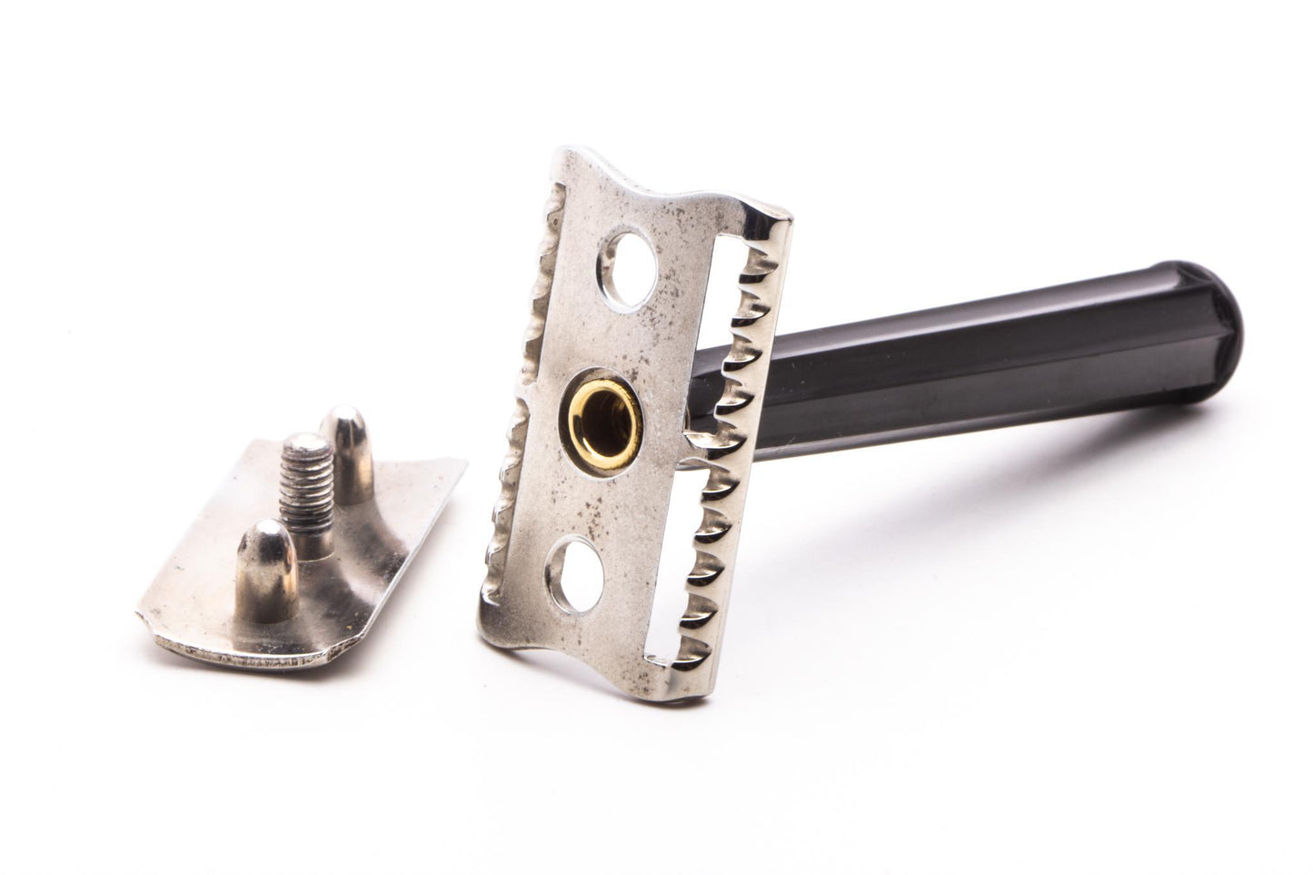 Stream-Lined Schaeffer Razor Set with Blade| Original Condition