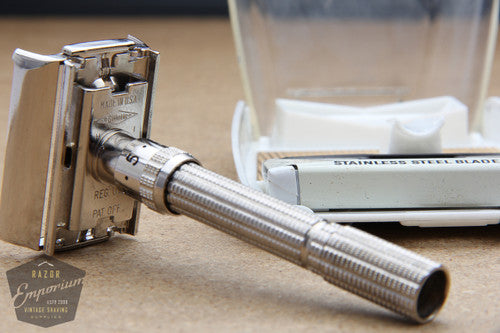 Gillette 1962 Slim Adjustable Safety Razor H2 - Excellent