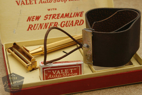 Valet Auto Strop Razor Set in Cardboard box