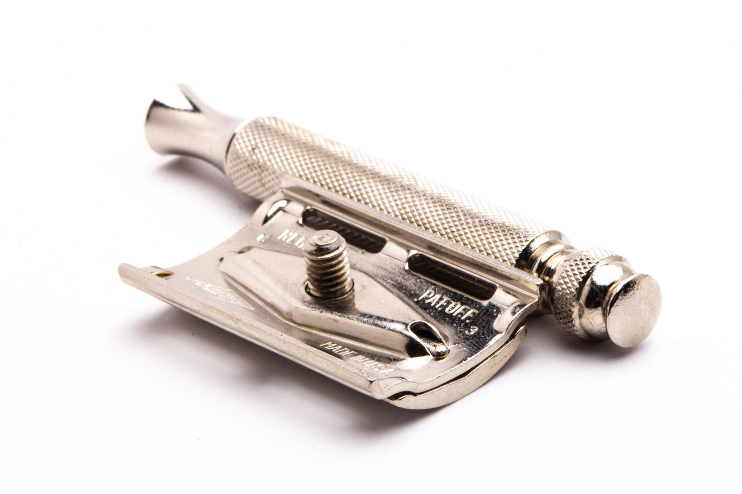 1957 C3 Gillette Ball End Tech DE Safety Razor | Original Condition