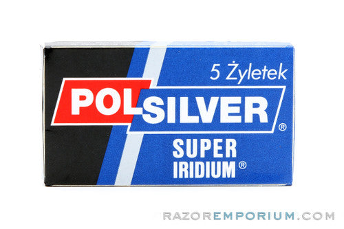 Polsilver Super Iridium Double Edge (DE) Razor Blades