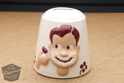 Bell-shaped Brown Hair Man Porcelain Blade Safe