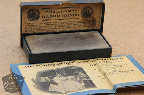 2.25" x 4.5" Carborundum Straight Razor Sharpening Stone