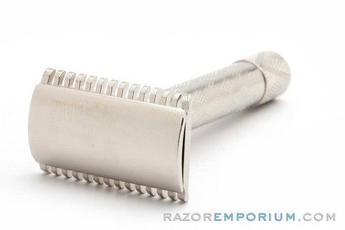 1920's Gillette New Improved Standard Richwood Bostonian Factory Nickel Revamp
