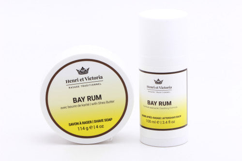 Henri et Victoria Shave Soap | Bay Rum