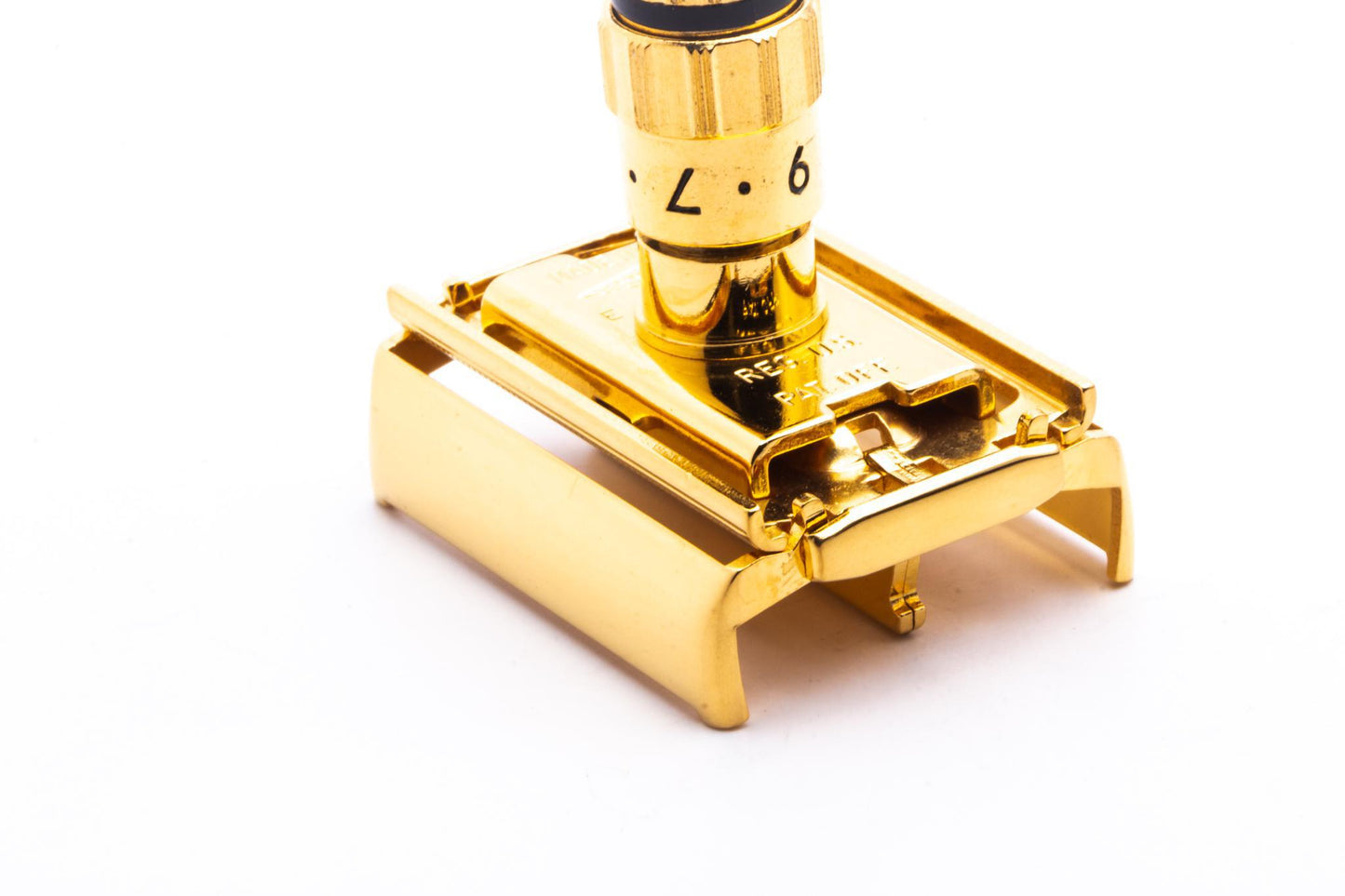 1959 E1 Gillette $1.95 Fatboy Double Edge Safety Razor | 24K Gold Revamp