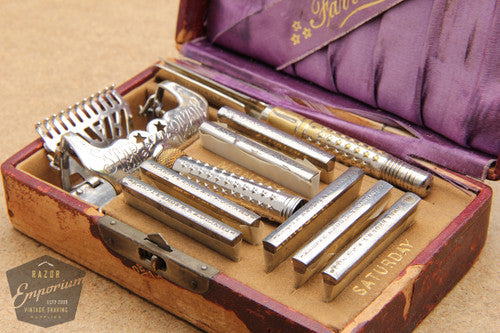 Kampfe Bros. 1900's Star Favorite 7 Day Model SE Safety Razor