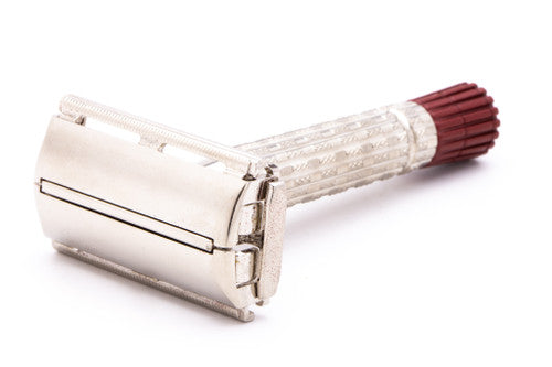 1956 Gillette Red Tip Heavy Super Speed Safety Razor B4