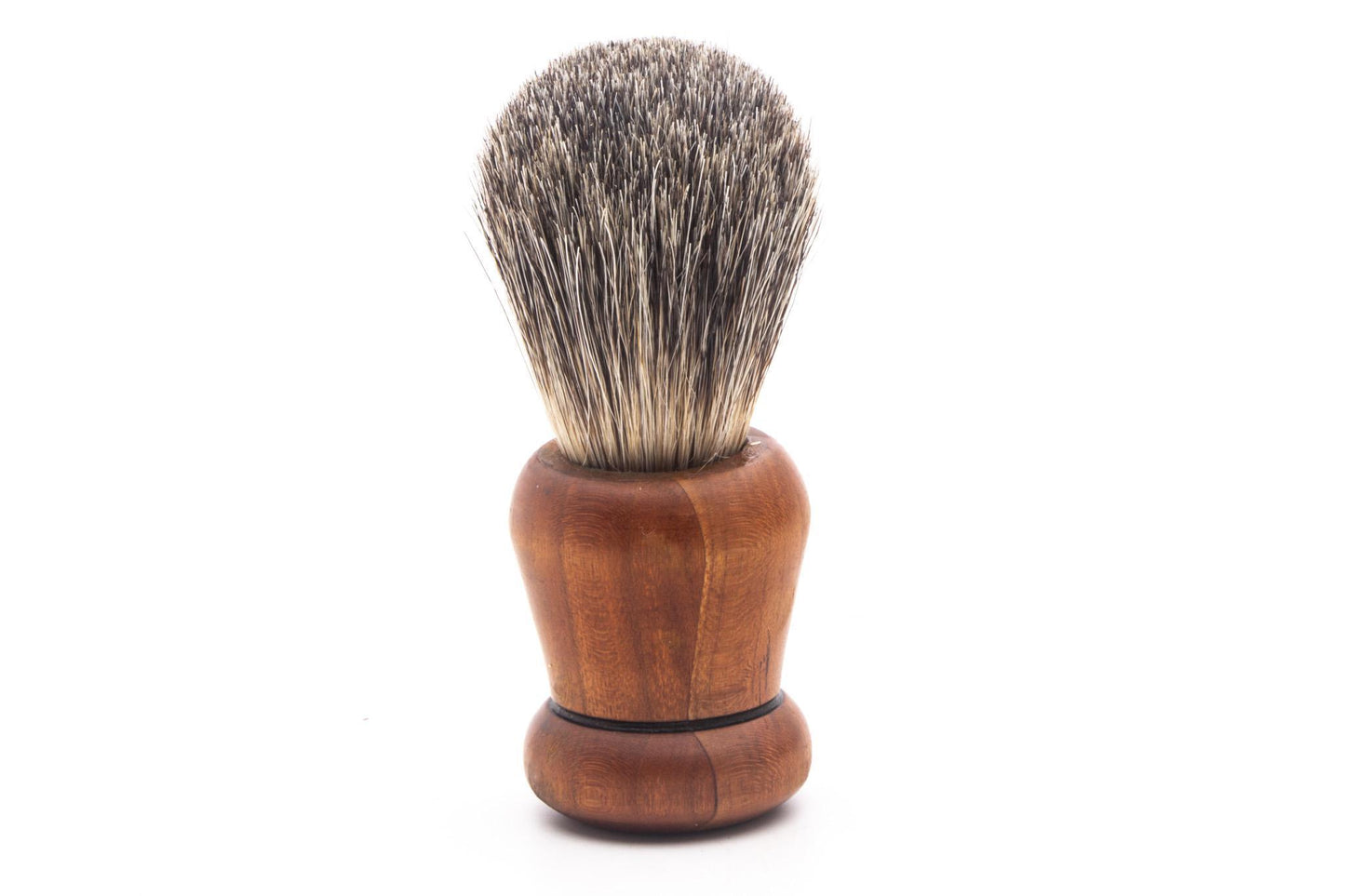 Vintage Restored Best Badger Wooden Handle Shave Brush
