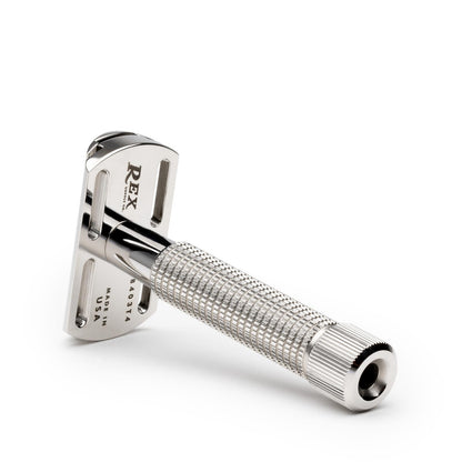 Rex Supply Co. | Envoy Three Piece Stainless Steel Double Edge Safety Razor