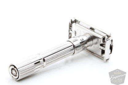 Gillette 1959 (E2) Fatboy Adjustable * Rhodium Revamp