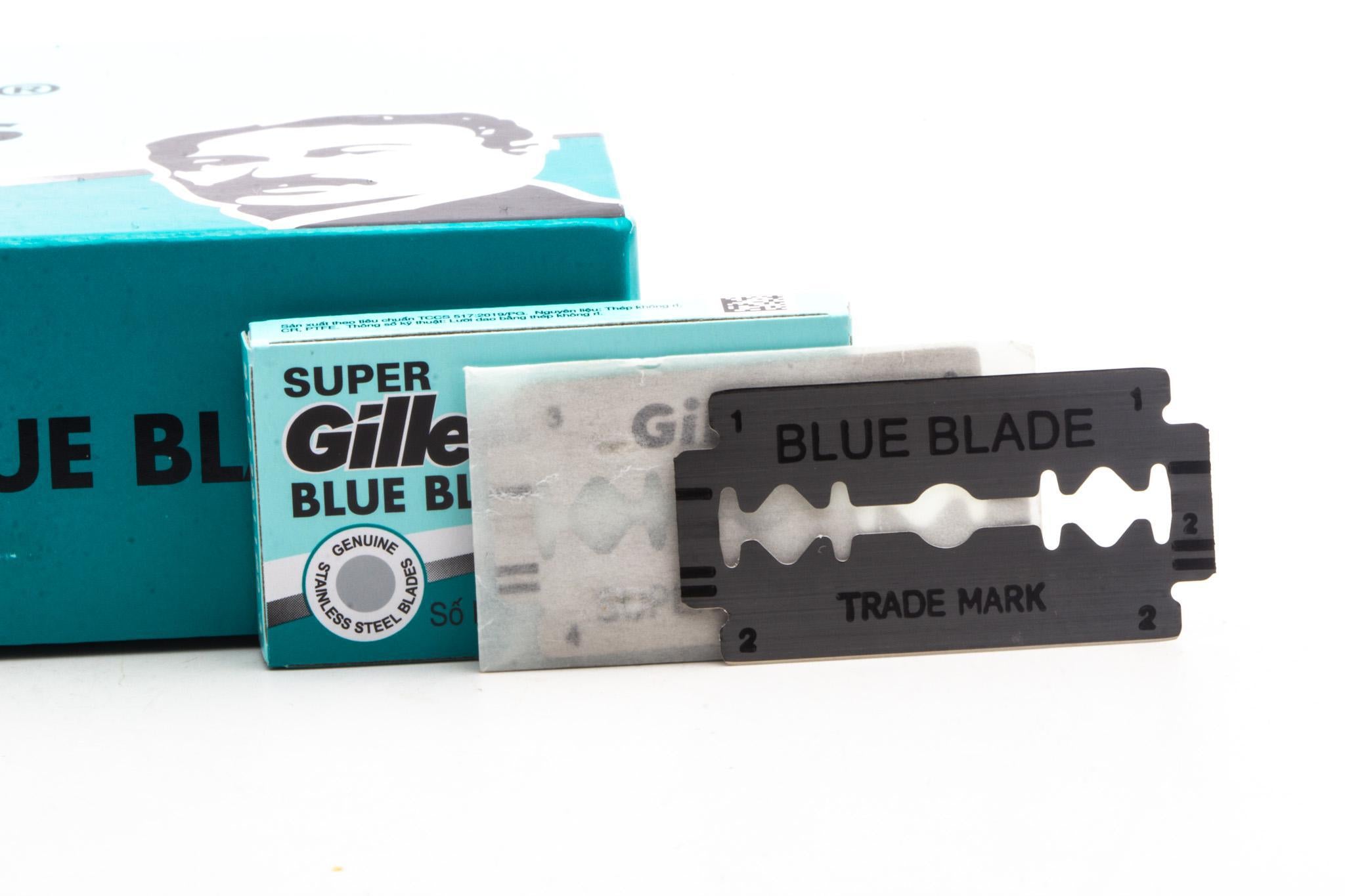 Super Gillette Blue Double Edge [DE] Razor Blades Copy – Razor Emporium