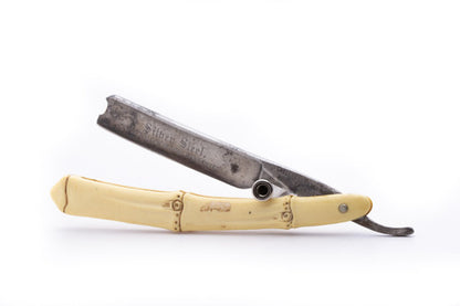 9/16" Challenge Razor Works Silver Steel Straight Razor