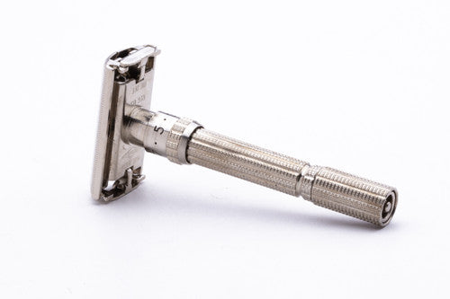 1965 Gillette Slim Adjustable Double Edge Safety Razor Set K3