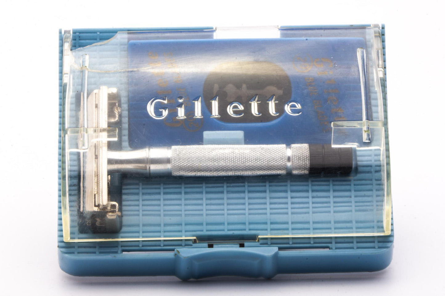 1952 X1 Gillette Black Tip Super Speed Safety Razor Set | Original Condition