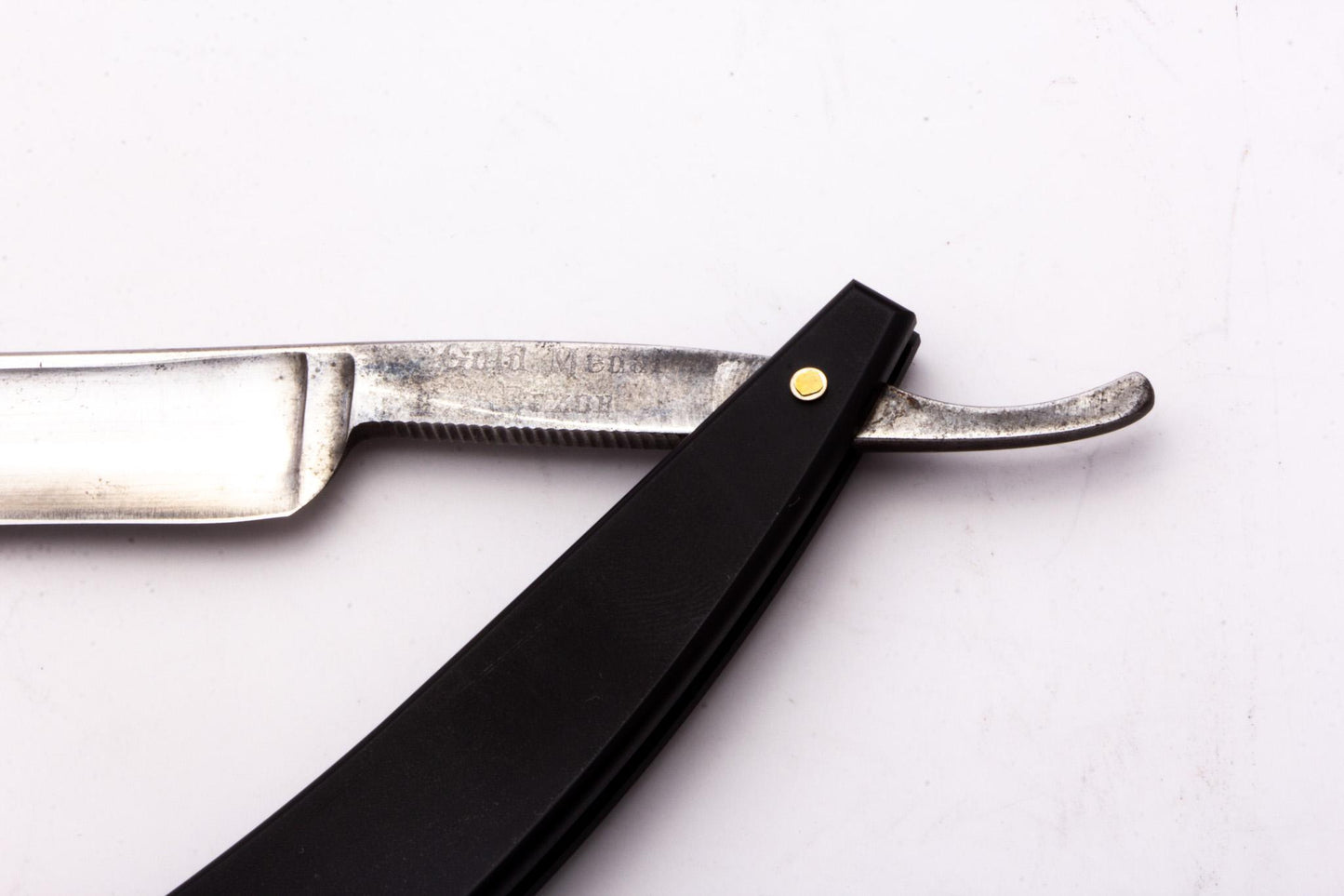 5/8" Wilson B.S. Co. Gold Metal Vintage Restored Straight Razor