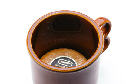 Vintage Aramis Shaving Mug with Soap Puck
