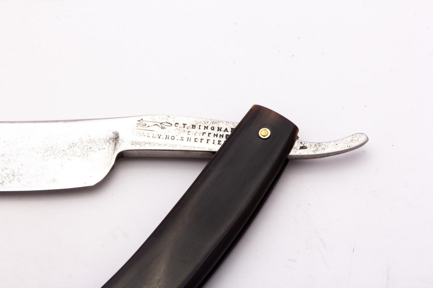 6/8" C.T. Bingham "Tally Ho" Vintage Restored Straight Razor