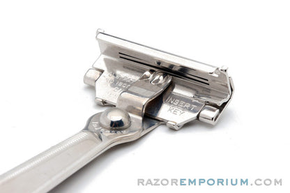 1935 Schick Injector Safety Razor Type D Set | Rhodium Revamp