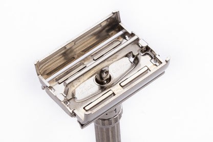 1965 Gillette Slim Adjustable Double Edge Safety Razor Set K3