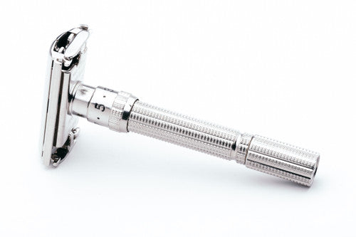 1963 I2 Gillette Slim Adjustable Safety Razor | Factory Nickel Revamp
