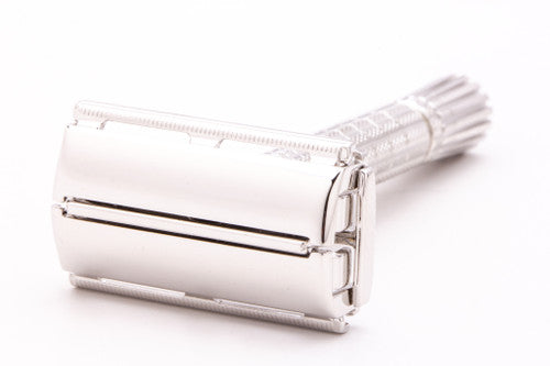 1960 F1  Gillette Flare Tip Super Speed DE Safety Razor | Rhodium Revamp