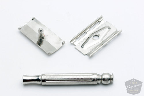 1964 Gillette J1 Ball End Tech Razor Nickel Revamp