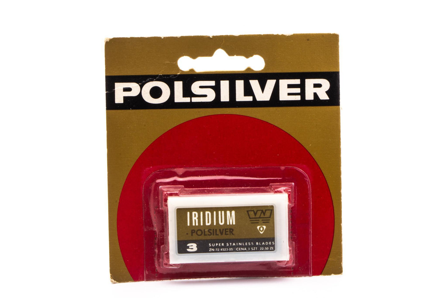 New Old Stock | Iridium Polsilver Stainless Razor Blades In Original Packaging