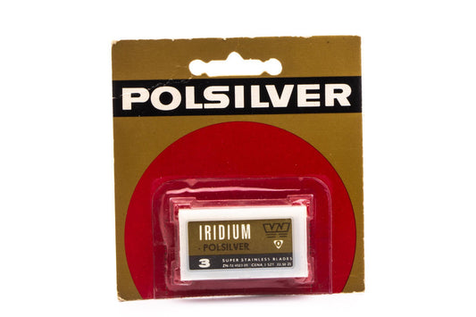 New Old Stock | Iridium Polsilver Stainless Razor Blades In Original Packaging