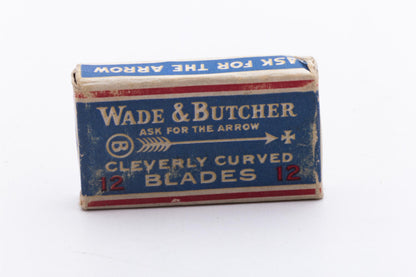 Wade & Butcher Curved Double Edge Safety Razor Baldes | New Old Stock [12]